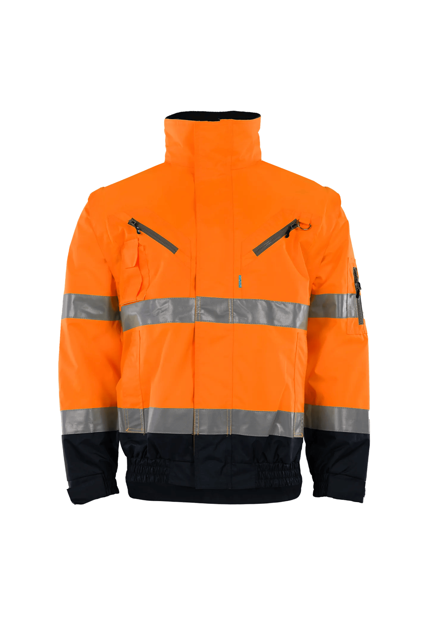 Sioen Campbell Hi-Vis Winter Bomber Jacket With Detachable Sleeves
