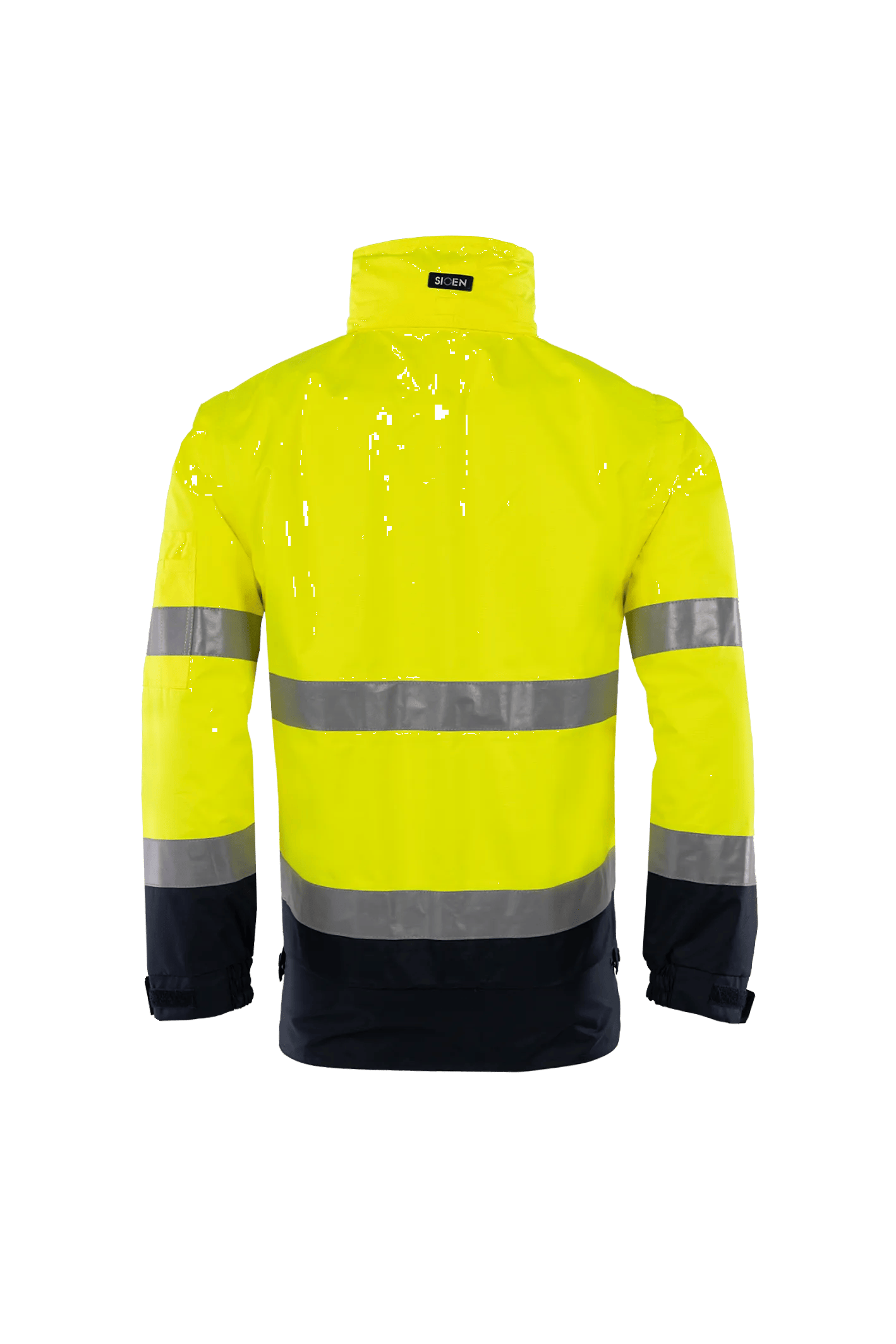 Sioen Campbell Hi-Vis Winter Bomber Jacket With Detachable Sleeves