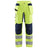 Blaklader Women's Hi-Vis Trousers with Stretch 7163 #colour_hi-vis-yellow-navy-blue