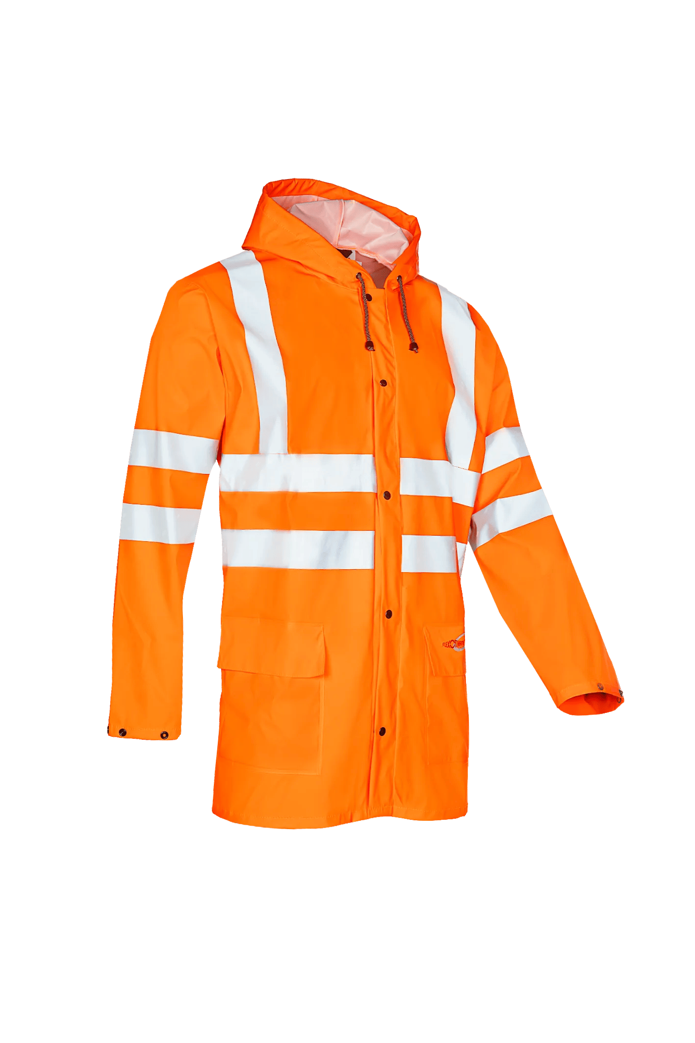 Sioen Eshton Hi-Vis Rain Jacket With Fixed Hood