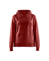 Blaklader Women's Hoodie 3D 3560 #colour_burned-red