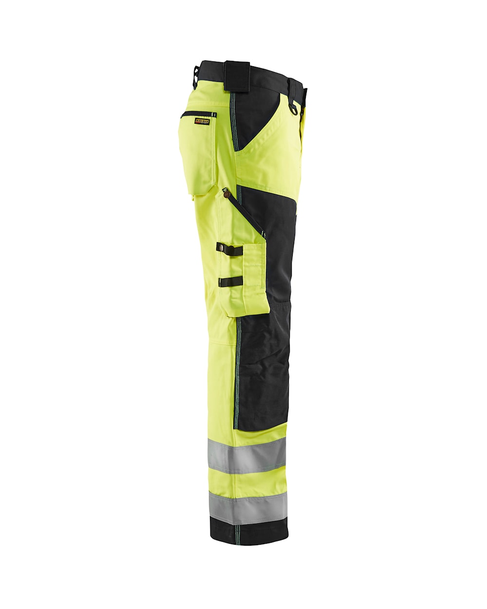 Blaklader Hi-Vis Trousers without Nail Pockets 1566 - Hi-Vis Yellow/Black