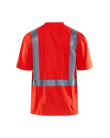 Blaklader Uv T-Shirt Hi-Vis 3382 #colour_red-hi-vis