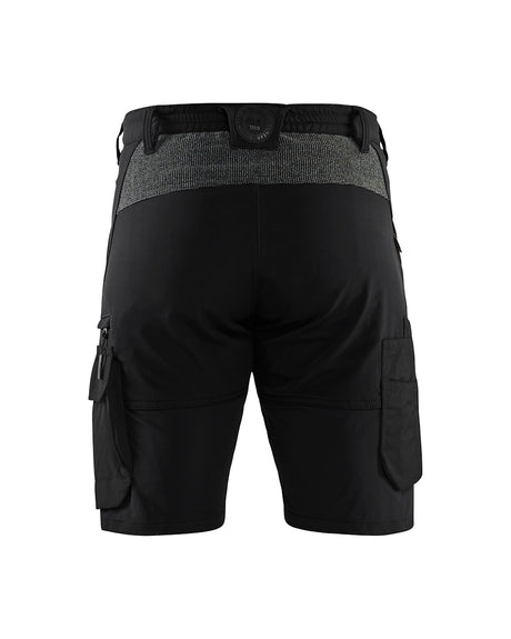 Blaklader Service Shorts 4-Way Stretch 1423 #colour_black-dark-grey