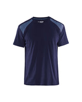 Blaklader T-shirt Navy blue/Grey