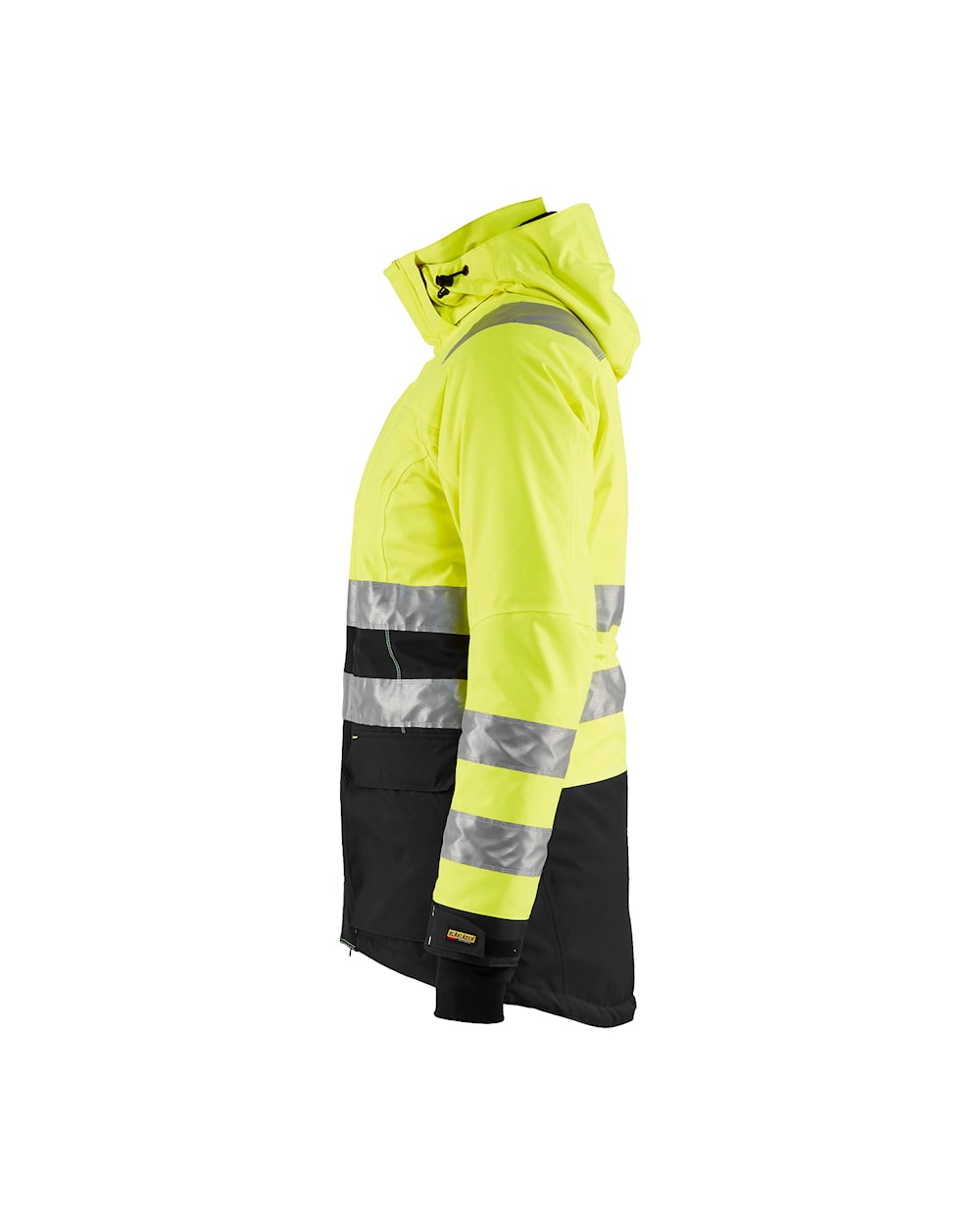 Blaklader Women's Hi-Vis Winter Parka 4472 #colour_hi-vis-yellow-black