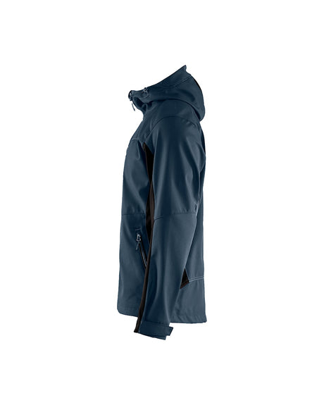 Blaklader Softshell Jacket with Hood 4753 #colour_dark-navy-black