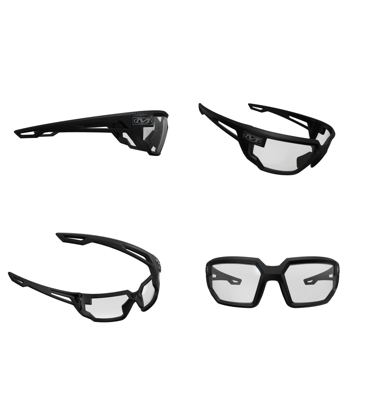 Mechanix Wear Type-X S PE Black Frame Clear Lens Safety Eyewear