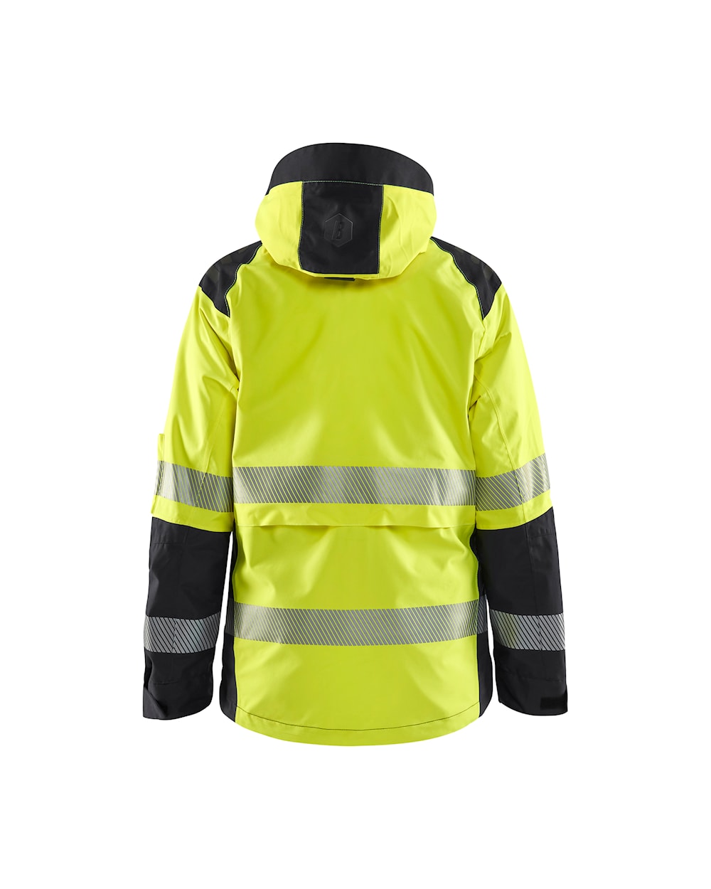 Blaklader Women's Shell Jacket Hi-Vis 4436 #colour_hi-vis-yellow-black