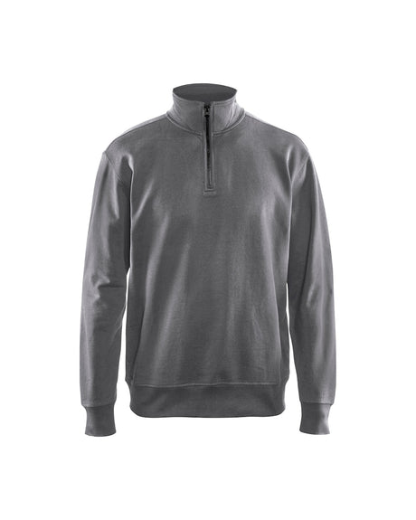 Blaklader Sweatshirt with Half Zip 3369 #colour_grey