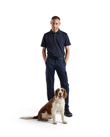 Blaklader Polo Shirt 3324 #colour_dark-navy-black