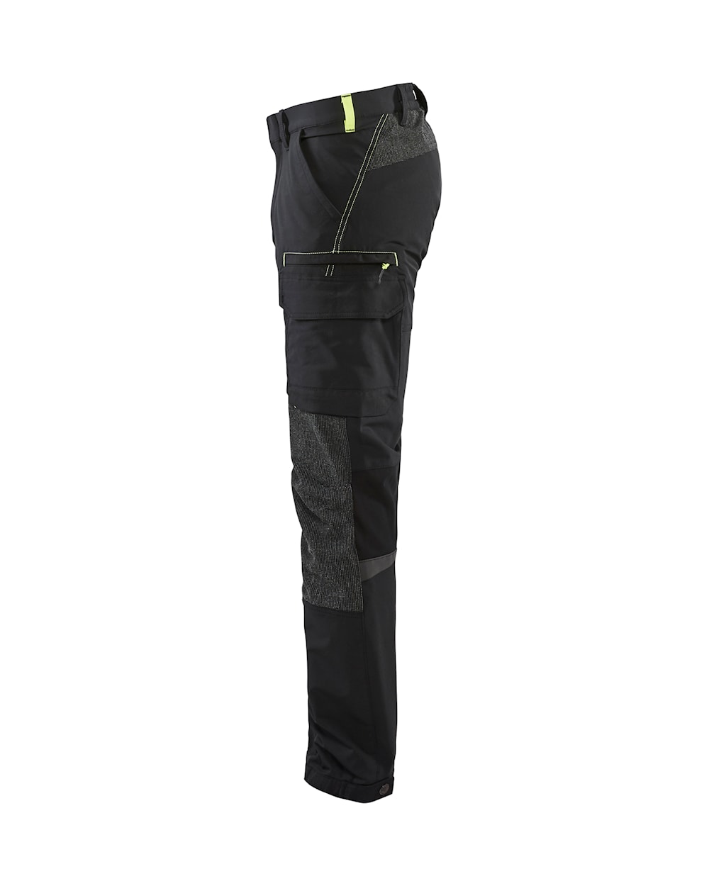 Blaklader 4-Way-Stretch Service Trousers 1422 - Black / Hi-Vis Yellow