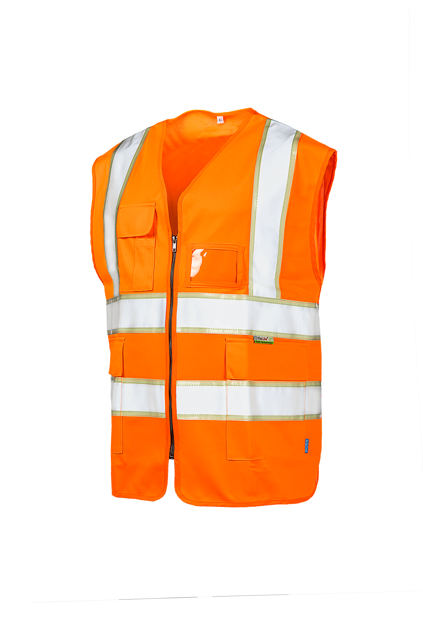 Sioen Blaru Glow In The Dark Hi-Vis Waistcoat