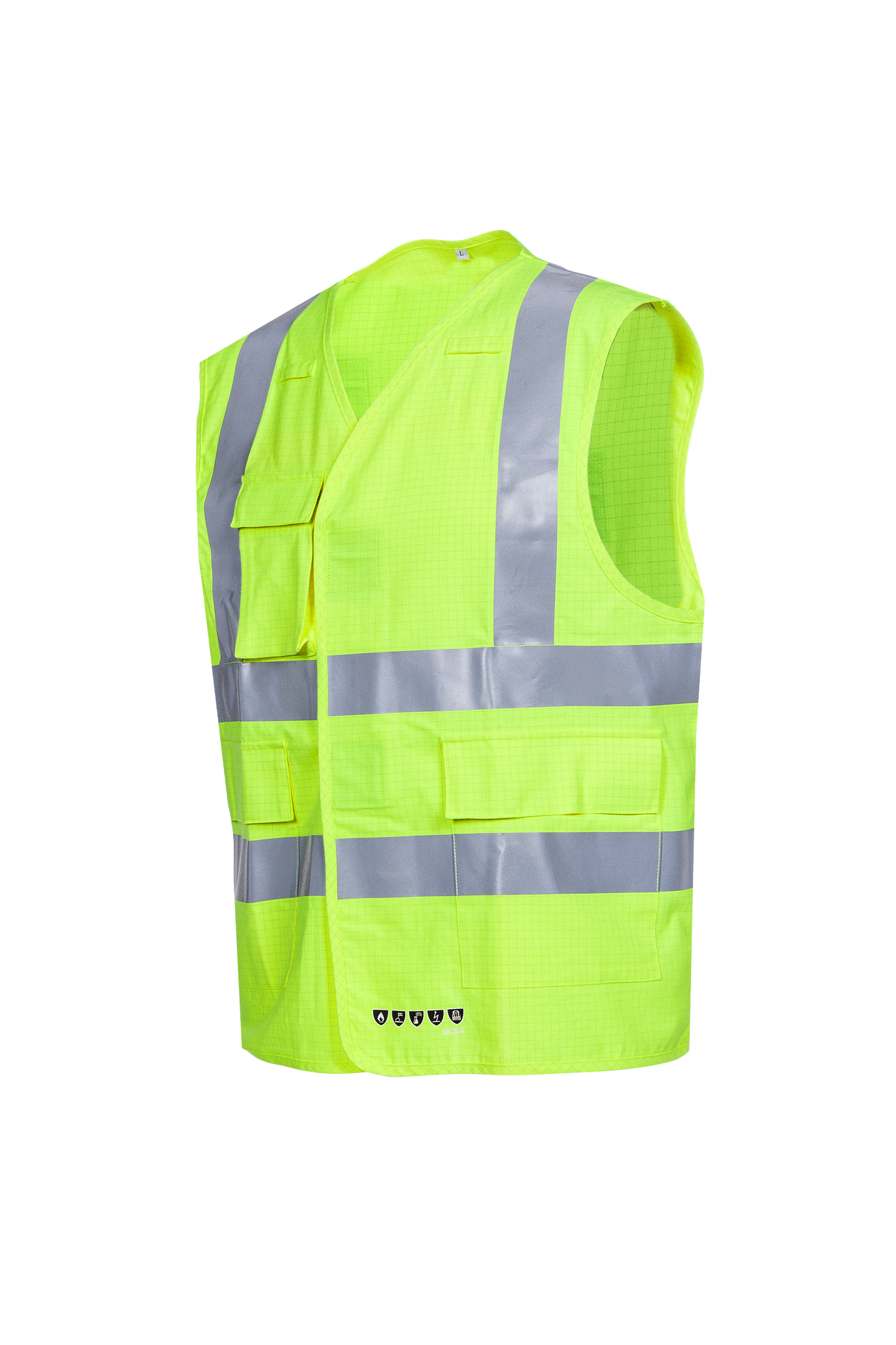 Sioen Corato Flame Retardant Anti-Static Hi-Vis Waistcoat