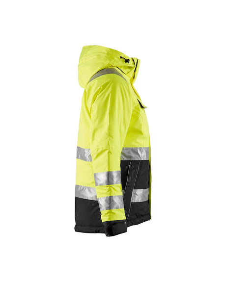 Blaklader Women's Hi-Vis Winter Jacket 4872 #colour_hi-vis-yellow-black