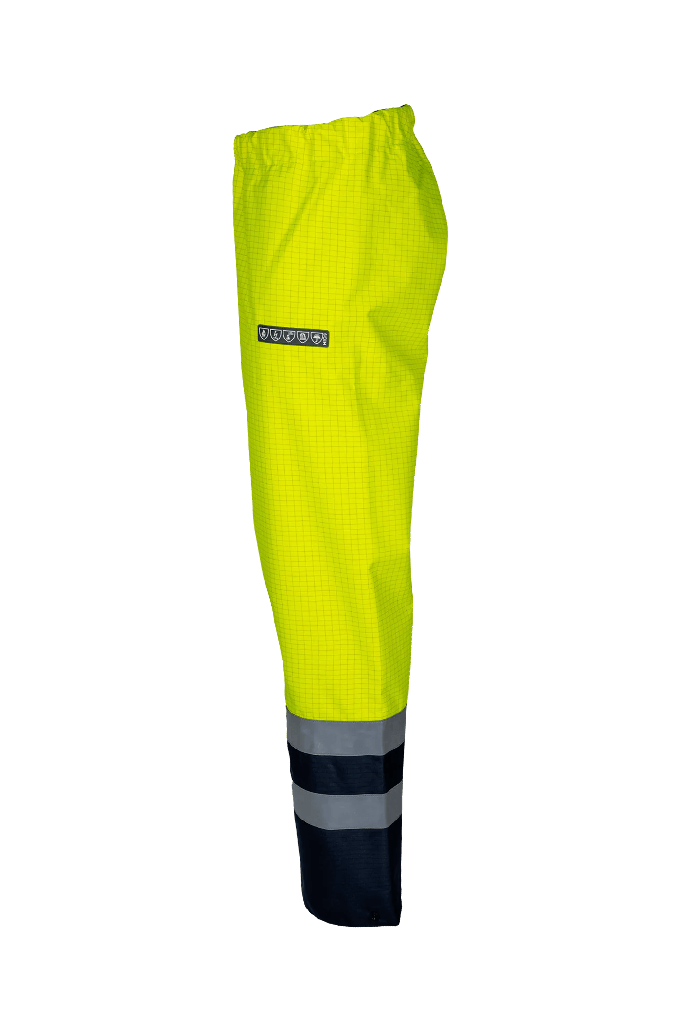 Sioen Tielson Flame Retardant Anti-Static Hi-Vis Rain Trousers