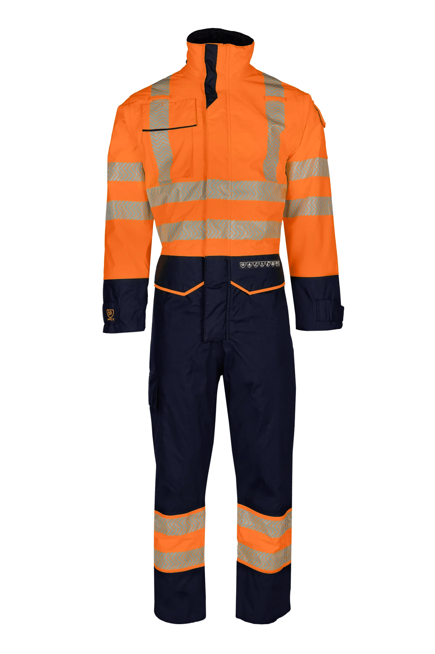 Sioen Bjordal Hi-Vis Rain Winter Coverall With Arc Protection (Apc 2)
