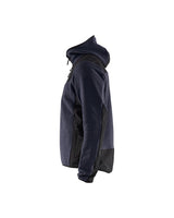 Blaklader Knitted Jacket with Softshell 5940 #colour_dark-navy-black