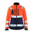 Blaklader Women's Hi-Vis Softshell Jacket 4902 #colour_orange-navy-blue