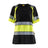 Blaklader Women's Hi-Vis T-Shirt 3410 #colour_black-hi-vis-yellow