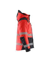 Blaklader Winter Jacket Hi-Vis 4455 #colour_red-hi-vis-black