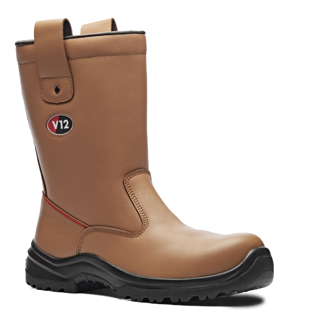 V12 Footwear Polar STS S1P SRA Fur Lined Rigger Boot