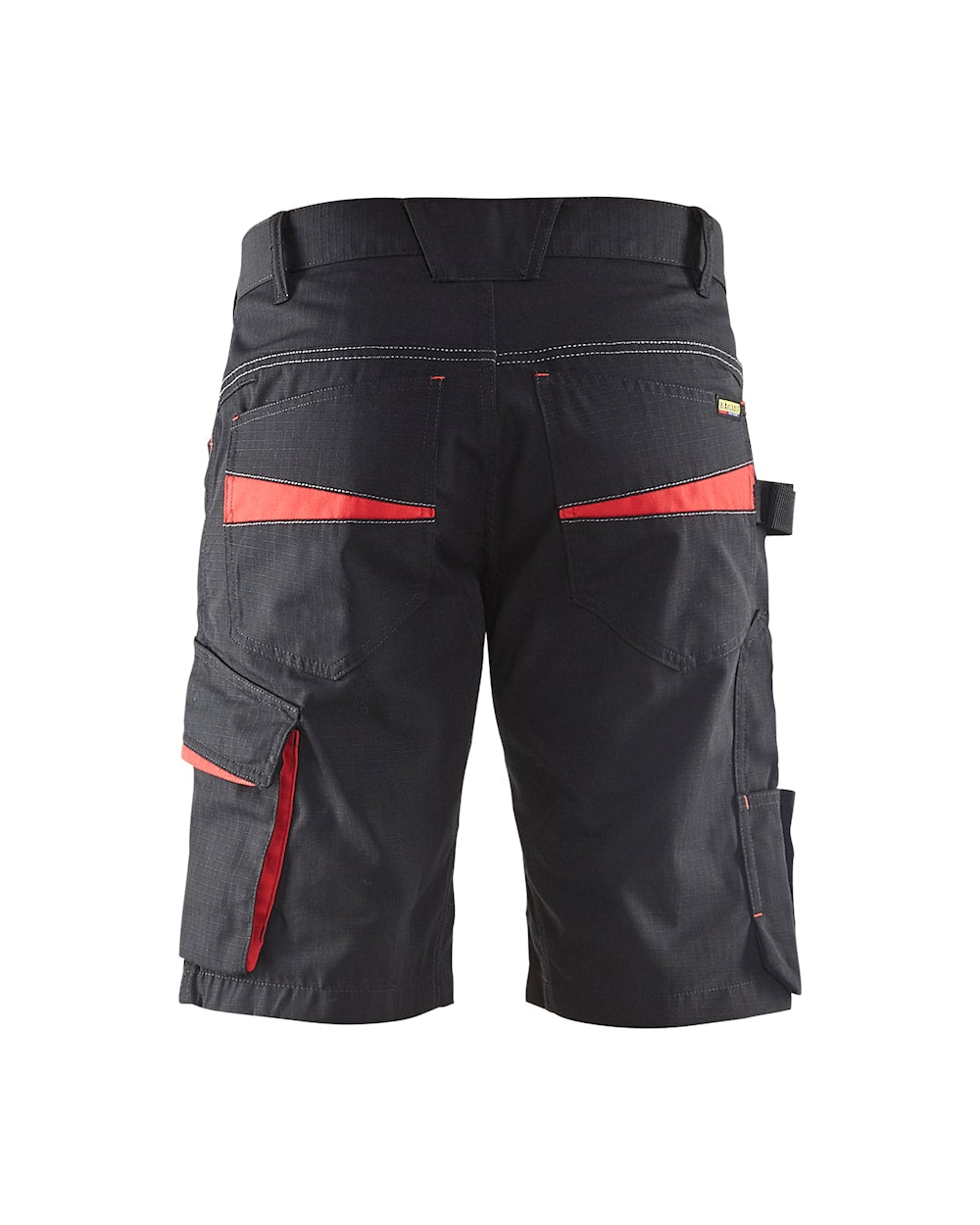 Blaklader Service Shorts 1499 #colour_black-red