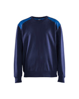 Blaklader Sweatshirt 3580 #colour_navy-blue-cornflower-blue