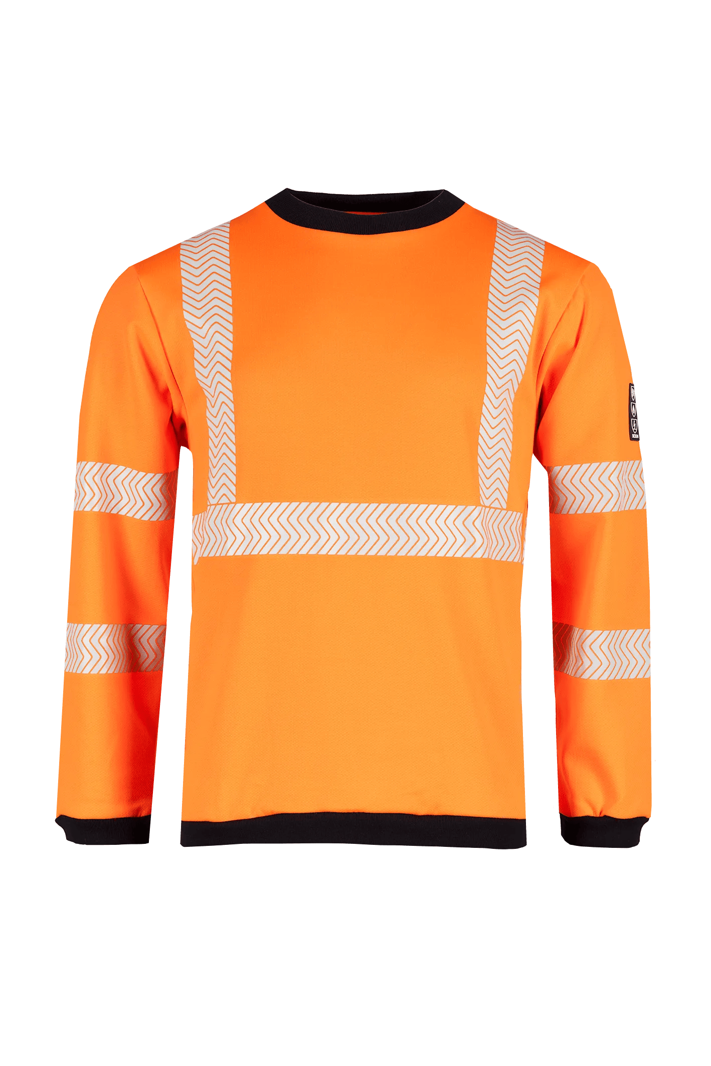 Sioen Kurow Hi-Vis Orange Sweater With Arc Protection
