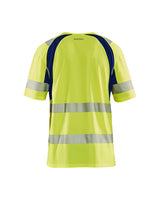 Blaklader Uv Hi-Vis T-Shirt 3397 #colour_hi-vis-yellow-navy-blue