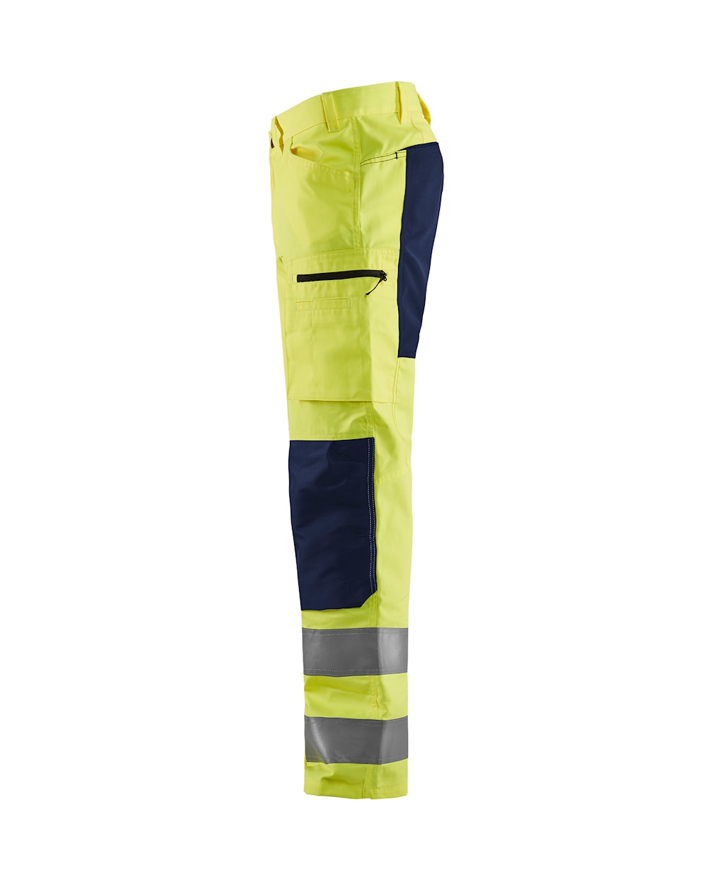 Blaklader Hi-Vis Trousers with Stretch 1585 - Hi-Vis Yellow/Navy Blue