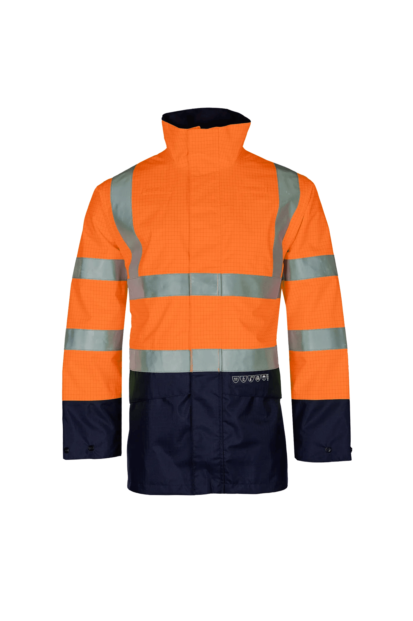 Sioen Elliston Flame Retardant Anti-Static Hi-Vis Rain Jacket