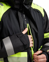 Blaklader Winter Parka Hi-Vis 4485 #colour_black-hi-vis-yellow