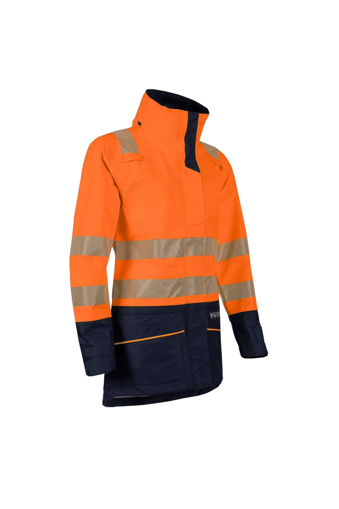 Sioen Vaski Hi-Vis Ladies Rain Jacket With Arc Protection