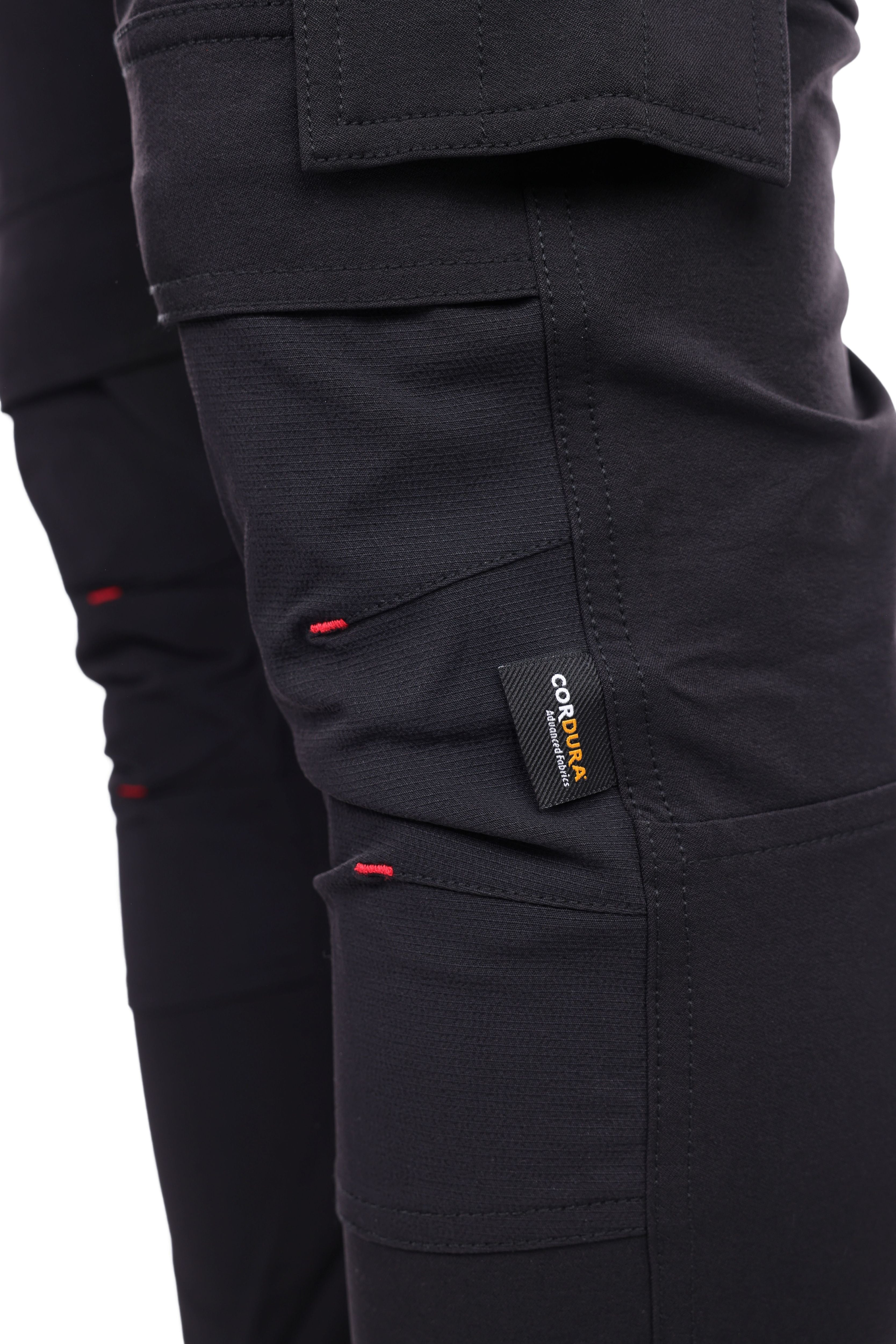 TuffStuff Evo Flex Stretch Work Trousers – Slim Fit, Cordura Knee Pad Pockets, 4-Way Stretch