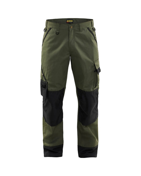 Blaklader Garden Trousers 1454 #colour_green-black