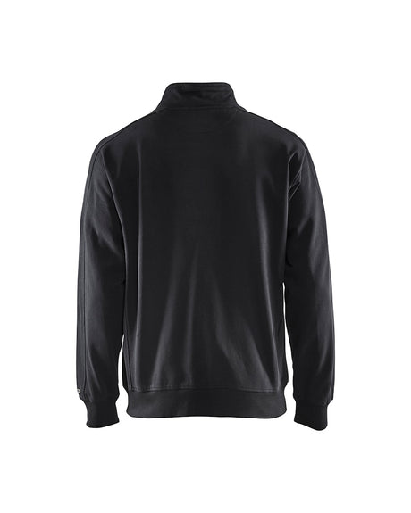 Blaklader Sweatshirt Full Zip 3349 #colour_black