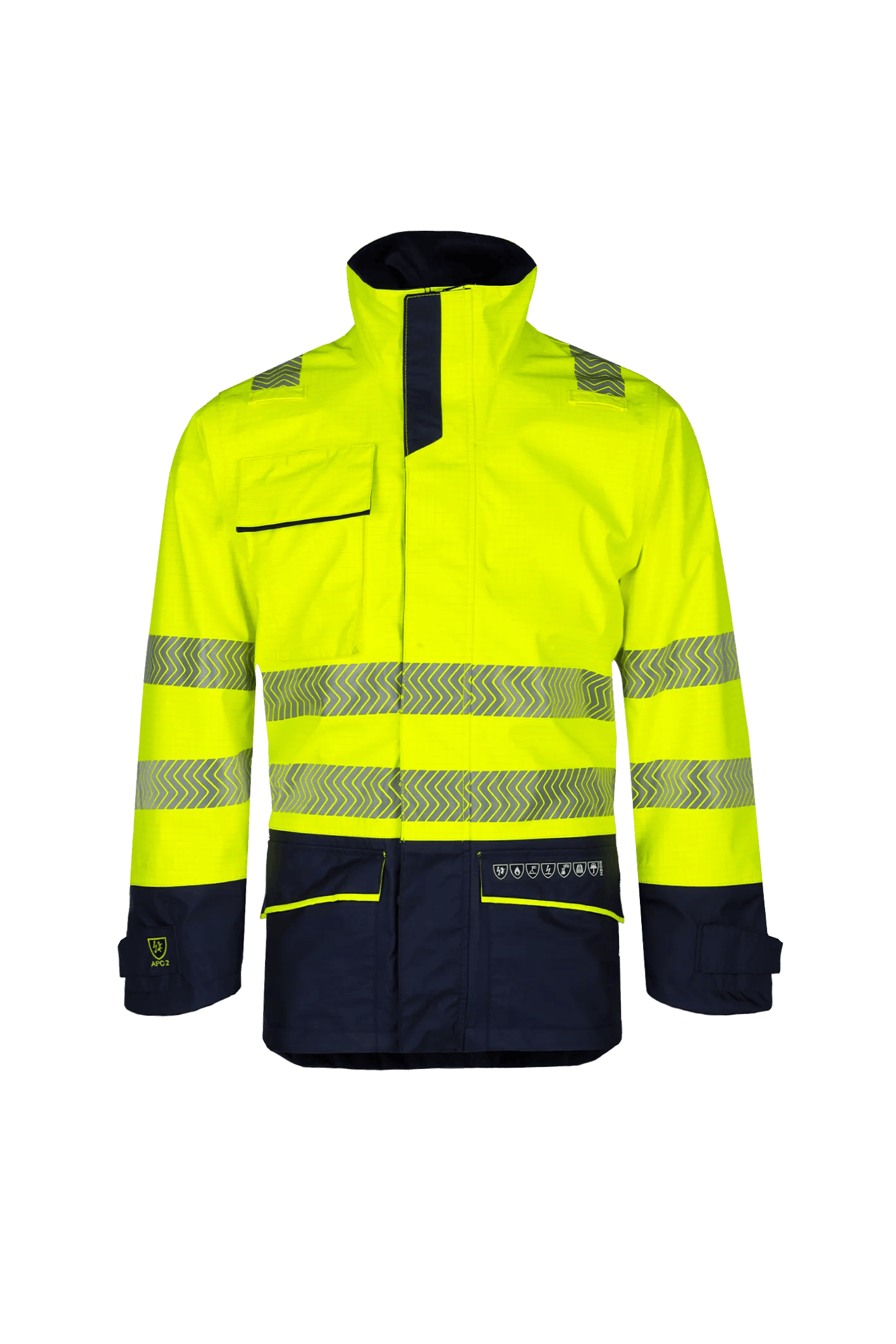 Sioen Talsi Hi-Vis Rain Jacket With Arc Protection (Apc 2)