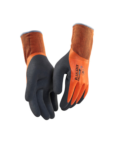 Blaklader Work Gloves Lined, Latex Coated 2962 #colour_orange