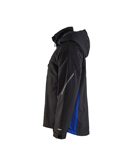 Blaklader Shell Jacket 4790 #colour_black-cornflower-blue