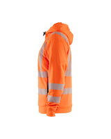 Blaklader Hi-Vis Hoodie Full-Zip 3565 #colour_orange