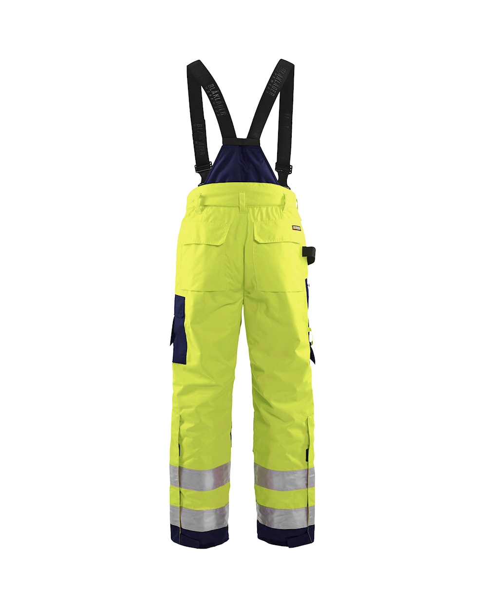 Blaklader Hi-Vis Winter Trousers 1885 - Hi-Vis Yellow/Navy Blue