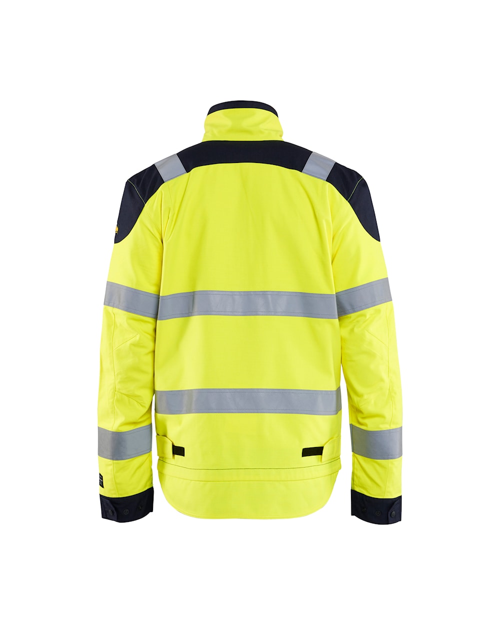 Blaklader Multinorm Inherent Jacket 4089 #colour_hi-vis-yellow-navy-blue