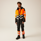 Regatta Professional Mens Hi-VIS X-PRO Waterproof Shell Jacket - Class 2