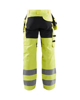 Blaklader Hi-Vis Trousers with Stretch 1552 - Hi-Vis Yellow/Black