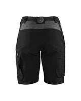 Blaklader Service Shorts 4-Way Stretch Women 7123 #colour_black-dark-grey