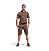 Blaklader Service Shorts 1499 #colour_brown-black