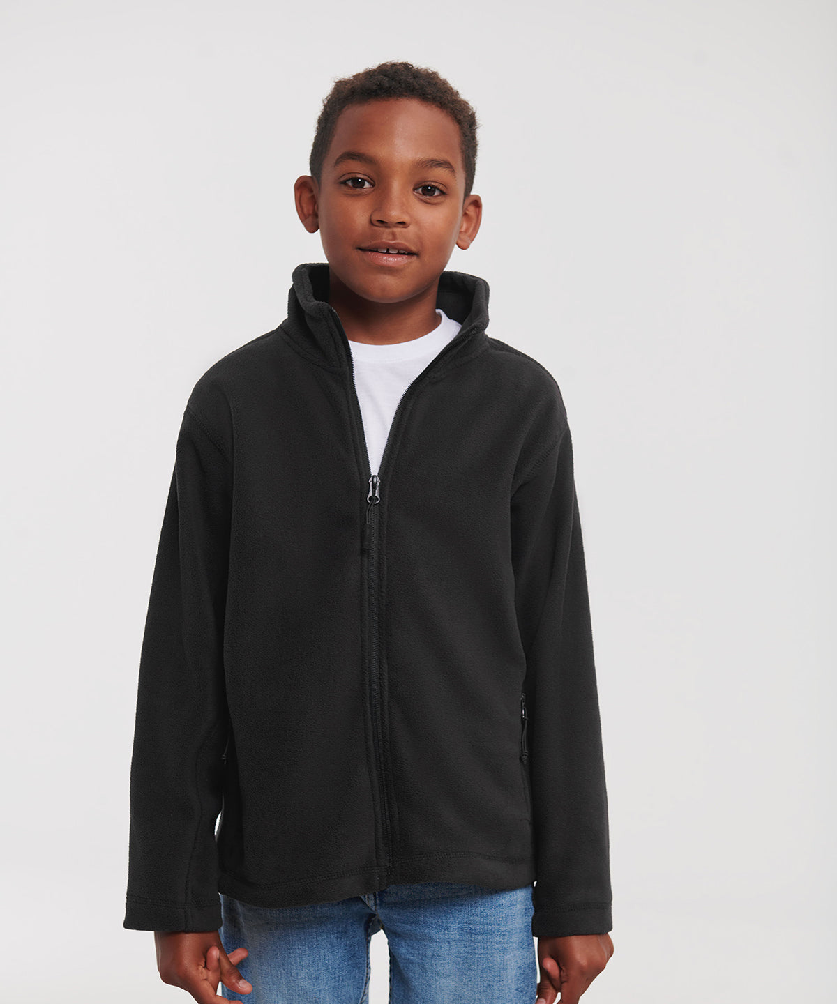 Russell Europe Kids Full-Zip Outdoor Fleece