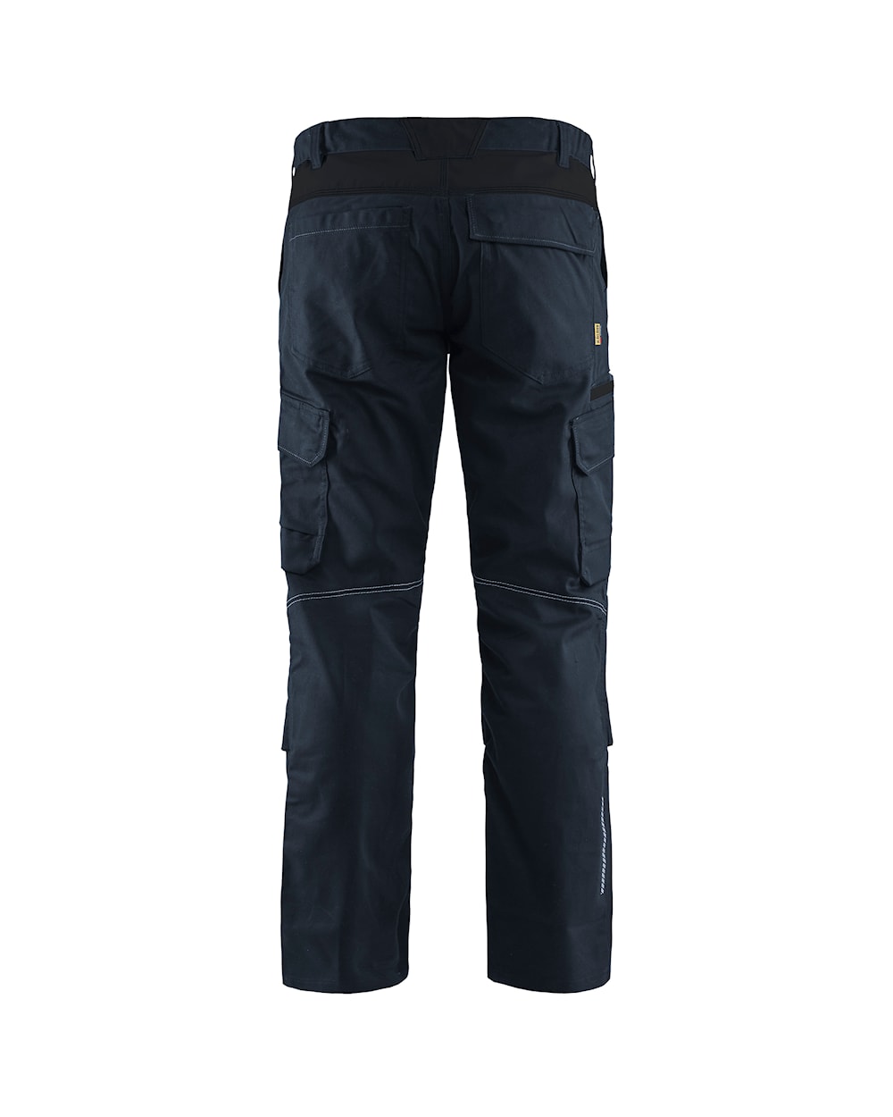 Blaklader Industry Trousers Stretch with Knee Pad Pockets 1448 #colour_dark-navy-black