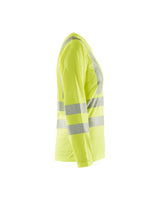 Blaklader Women's Hi-Vis T-Shirt Long Sleeve 3485 #colour_hi-vis-yellow